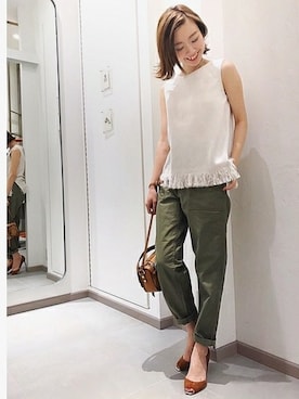 erikaさん（レディース・162cm）の春コーディネート