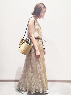 「plage（プラージュ）のアイテム（バッグ）」を使った、erikaさん（レディース・162cm）の春コーディネート