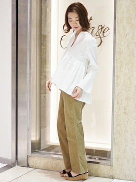 erikaさん（レディース・162cm）の春コーディネート