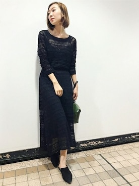 「スリッパ」｜「アイテム（スリッポン）」を使った、erikaさん（レディース・162cm）の夏コーディネート