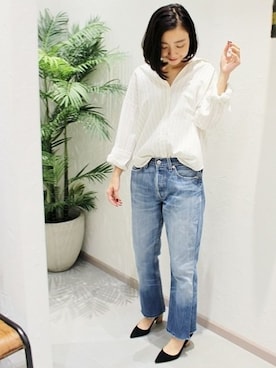 「抜け感」｜erikaさん（レディース・162cm）の秋コーディネート