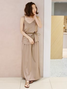 erikaさん（レディース・162cm）の夏コーディネート