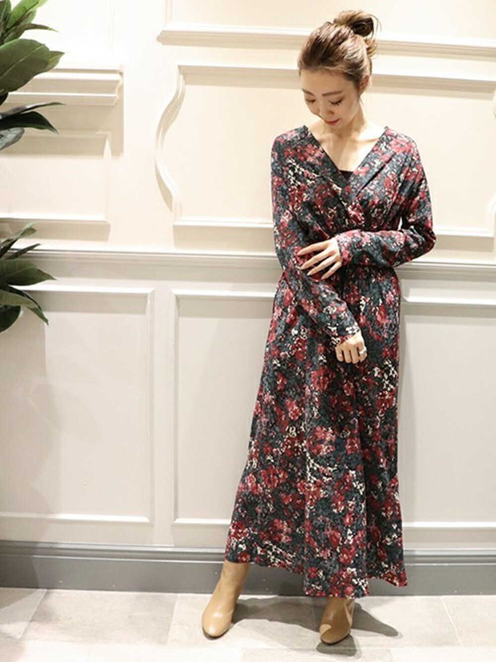 plage（プラージュ）の「Flower カシュクールワンピース◇（ワンピース 