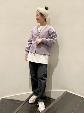 「SHIPS Days（シップスデイズ）のアイテム」を使った、中村さん（レディース・146cm）の冬コーディネート