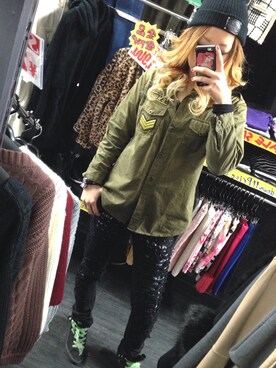 「BACKS（バックス）のアイテム（帽子）」を使った、そた君のまいちゃんさん（レディース・158cm）の冬コーディネート