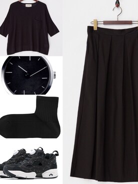 「Lilly Lynque（リリーリン）のアイテム」を使った、ズミさん（レディース・162cm）の夏コーディネート