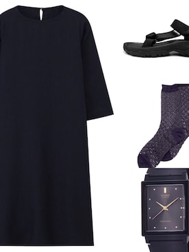 「Onyva（オニヴァ）のアイテム」を使った、ズミさん（レディース・162cm）の夏コーディネート