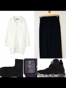 「luxluft（ルクスルフト）のアイテム」を使った、ズミさん（レディース・162cm）の秋コーディネート