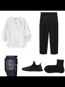 「luxluft（ルクスルフト）のアイテム」を使った、ズミさん（レディース・162cm）の秋コーディネート