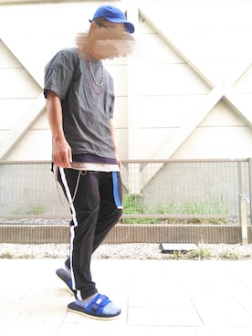 「ロング丈」｜「アイテム（財布/小物）」を使った、T.さん（メンズ・177cm）の秋コーディネート