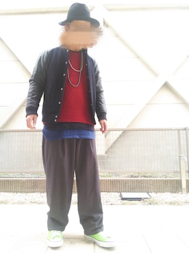 「NOISE MAKER（ノイズメーカー）のアイテム」を使った、T.さん（メンズ・177cm）の冬コーディネート