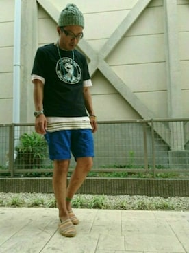 T.さん(メンズ・176cm)の夏コーディネート