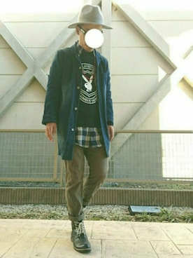 「Doシンプル部」｜「アイテム（ブーツ）」を使った、T.さん（メンズ・176cm）の冬コーディネート