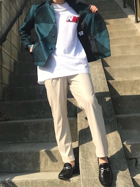 tさん（メンズ・168cm）の春コーディネート
