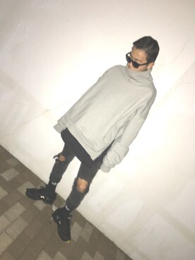 「ozweego3」｜しおんさん（メンズ・170cm）の冬コーディネート