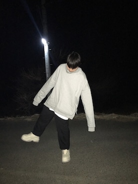 「ハイネックトップス」｜しおんさん（メンズ・170cm）の冬コーディネート