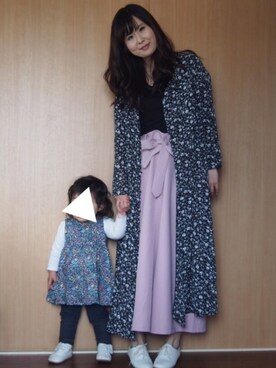 「花見コーデ」｜「アイテム（ワンピース）」を使った、YUIさん（レディース・161cm）の春コーディネート