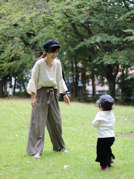 「URBAN RESEARCH DOORS（アーバンリサーチドアーズ）のアイテム（キャスケット）」を使った、YUIさん（レディース・161cm）の秋コーディネート