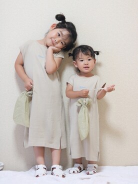 YUIさん（キッズ・110cm）の夏コーディネート