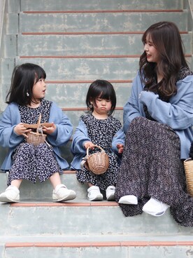 YUIさん（キッズ・110cm）の春コーディネート