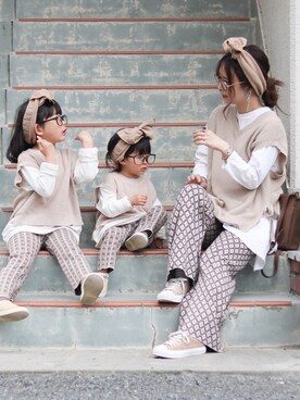 YUIさん（キッズ・110cm）の春コーディネート