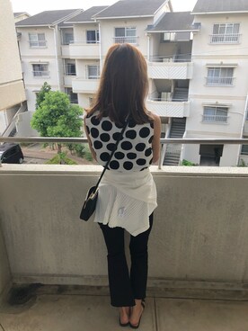 「2トーンコーディネート」｜HARUさん（レディース・165cm）の夏コーディネート