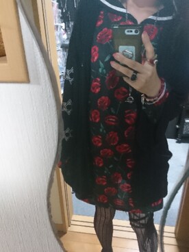 「KILL STAR（キルスター）のアイテム（アクセサリー）」を使った、優さん（レディース・162cm）の秋コーディネート