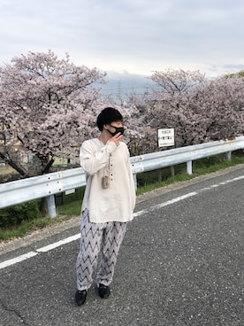 「NEZU YOHINTEN」｜にしきさん（メンズ・170cm）の春コーディネート