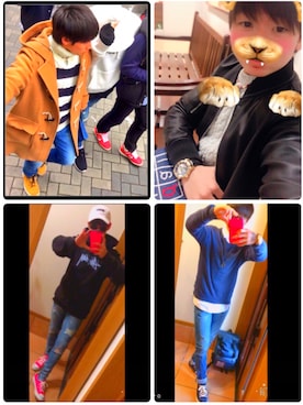 「アイテム（ダッフルコート）」を使った、だいちゃんさん（メンズ・169cm・10代）の冬コーディネート