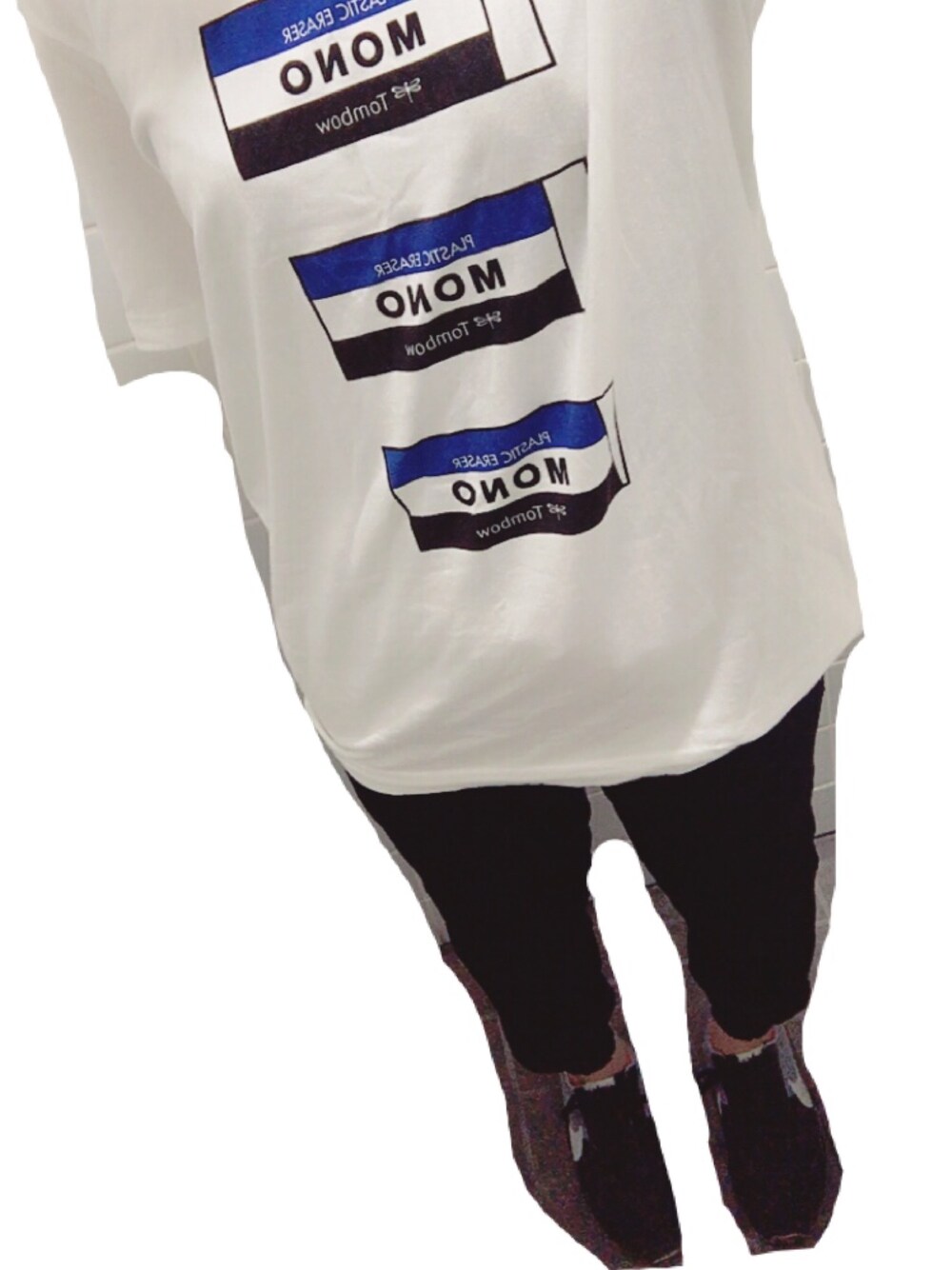 「講義、大学」｜「UNIQLOのアイテム（Tシャツ/カットソー、ホワイト系）」を使った、ゆーみん、さん（レディース・158cm）の夏コーディネートの1枚目の写真