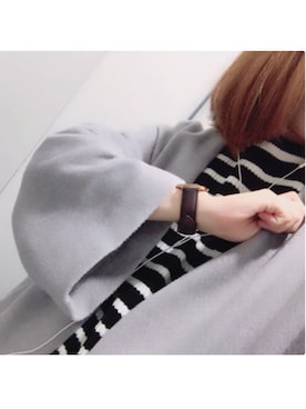 「JEANASIS（ジーナシス）のアイテム（ノーカラージャケット）」を使った、ゆーみん、さん（レディース・158cm）の秋コーディネート