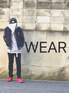 「SEVENDAYS=SUNDAY（セブンデイズサンデイ）のアイテム（キャップ）」を使った、なおきちさん（メンズ・175cm）の春コーディネート