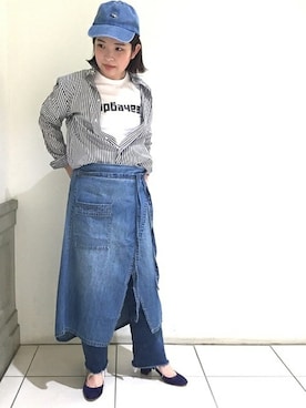 カレントエリオット　デニムスカート hama(CANALJEAN 神戸店)｜Current/Elliottのデニムスカートを