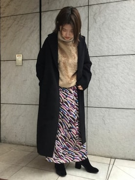 モッサビーバーロングコート_#を使ったショップスタッフの人気 ...