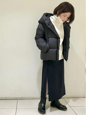 「JOURNAL STANDARD（ジャーナルスタンダード）のアイテム（ブルゾン）」を使った、Inoueさん（レディース・152cm）の冬コーディネート