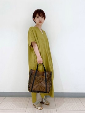 「AVARCAS（アバルカス）のアイテム」を使った、Inoueさん（レディース・152cm）の夏コーディネート