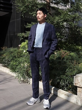 「New Balance」｜yamaguchiさん（メンズ・175cm）の夏コーディネート