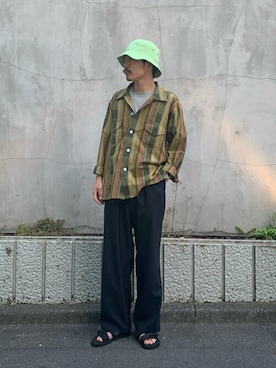 「Teva（テバ）のアイテム」を使った、yamaguchiさん（メンズ・175cm）の夏コーディネート