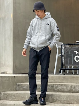 「ノースフェイス」｜yamaguchiさん（メンズ・175cm）の秋コーディネート