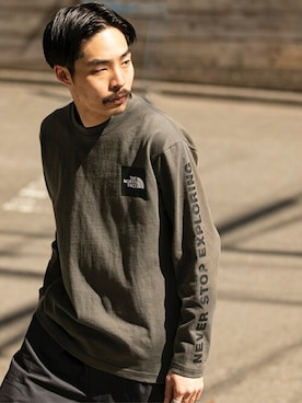 「417 EDIFICE（フォーワンセブンエディフィス）のアイテム（チノパンツ）」を使った、yamaguchiさん（メンズ・175cm）の春コーディネート