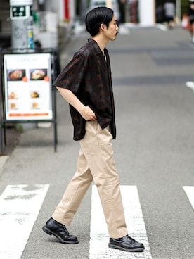 「RED WING（レッドウィング）のアイテム」を使った、yamaguchiさん（メンズ・175cm）の春コーディネート