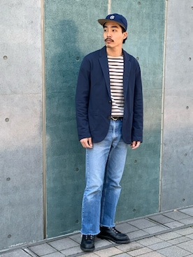 「RED WING（レッドウィング）のアイテム」を使った、yamaguchiさん（メンズ・175cm）の春コーディネート