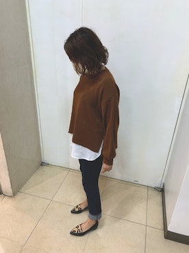 「HIMIKO On Rouge（ヒミコオンルージュ）のアイテム」を使った、HIMIKO　東武 船橋店さん（レディース・152cm）の秋コーディネート