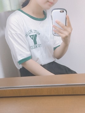 「one way（ワンウェイ）のアイテム（スラックス）」を使った、ふむさん（レディース・153cm）の夏コーディネート