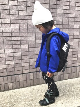 「UNIQLO（ユニクロ）のアイテム（ナイロンジャケット）」を使った、K★GA.さん（キッズ・110cm）の春コーディネート