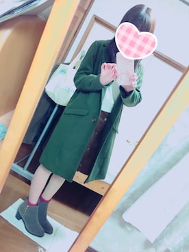 「ORiental TRaffic(ORiental TRaffic)」｜「アイテム（チェスターコート）」を使った、a ✡さん（レディース・162cm）の冬コーディネート
