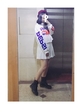 「H&M（エイチ・アンド・エム）のアイテム（ブルゾン）」を使った、Piunk777💓さん（レディース・172cm）の春コーディネート