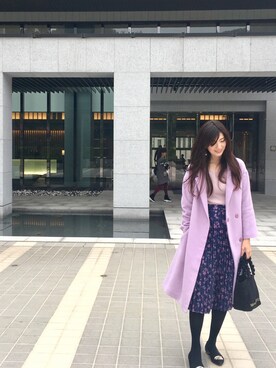 「31 Sons de mode（トランテアン　ソン　ドゥ　モード）のアイテム（その他アウター）」を使った、AstridChangさん（レディース・169cm）の冬コーディネート