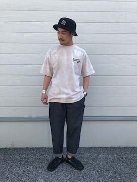 「BCSTOCK」｜「アイテム（帽子）」を使った、yamasas0911さん（メンズ・165cm）の春コーディネート
