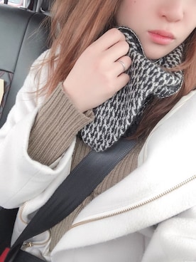 「寒い」｜「アイテム（モッズコート）」を使った、HYRさん（レディース・151cm）の冬コーディネート